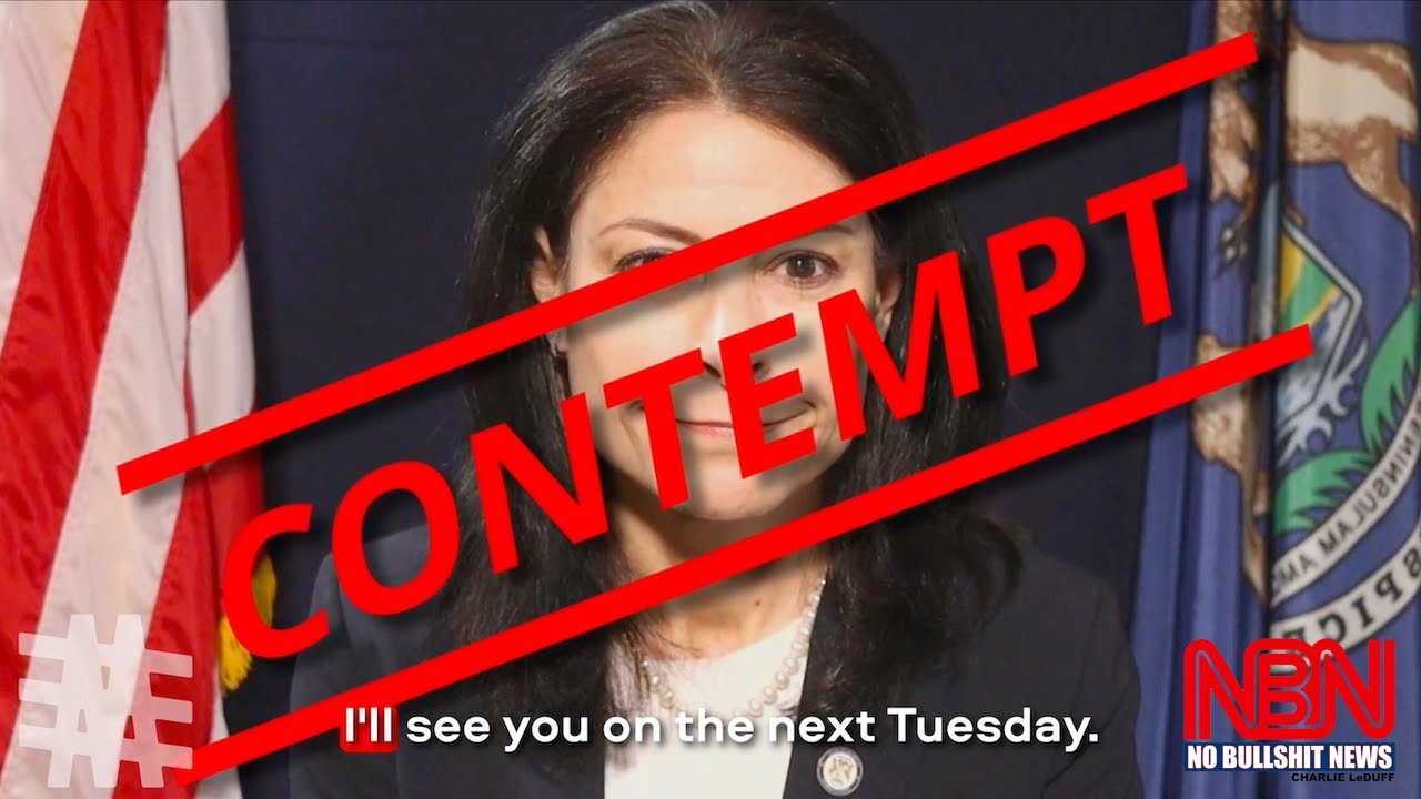 SHE’S GOING TO JAIL?! Attorney General Dana Nessel HELD IN CONTEMPT Over Massive Cover-Up!